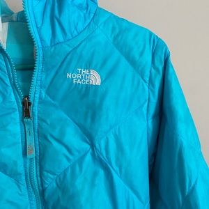 GIRLS M/M REVERSIBLE NORTH FACE COAT